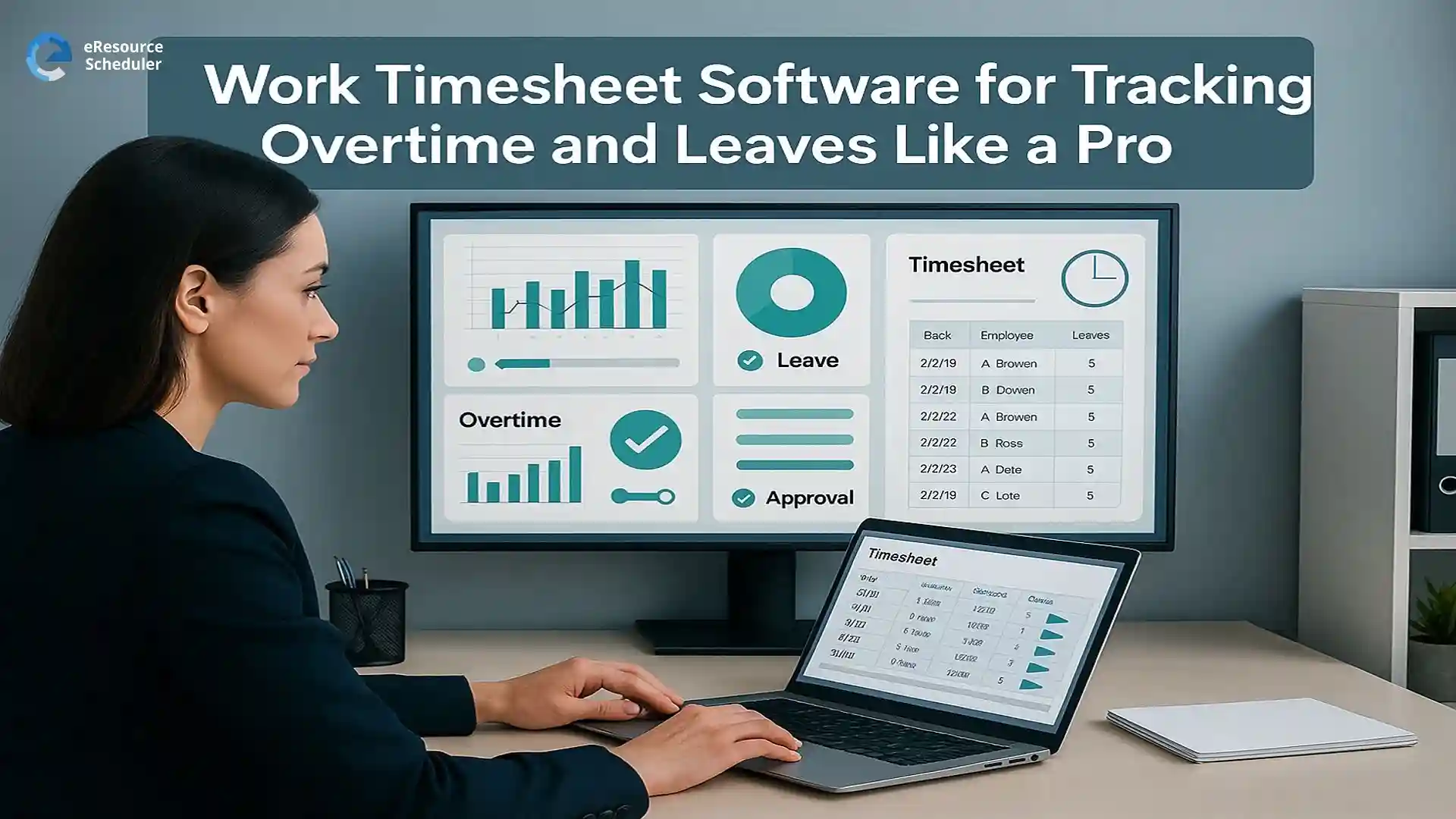 Work Timesheet Software for Tracking Overtime and Leaves